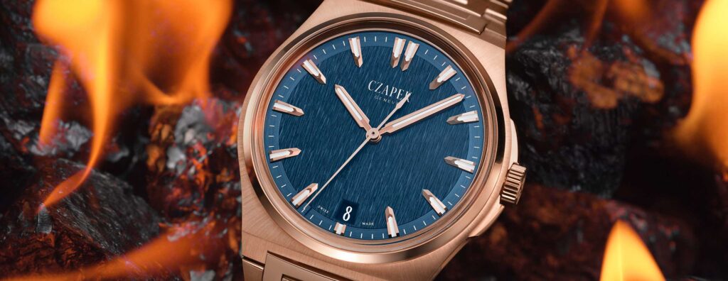 The Czapek & Cie Mount Erebus sees the popular Antarctique model in gold for the first time