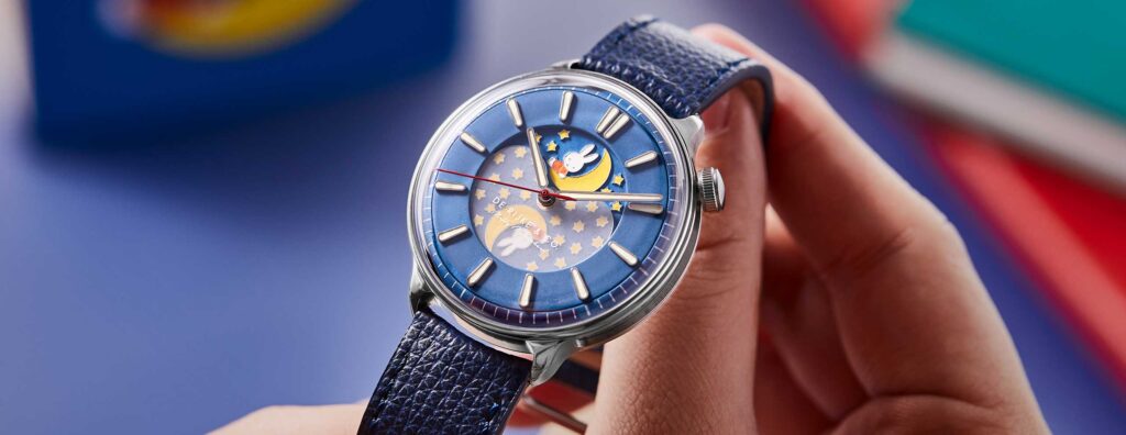 Rabbit on the Moon: Revolution × De Rijke & Co. Miffy Double Moonphase