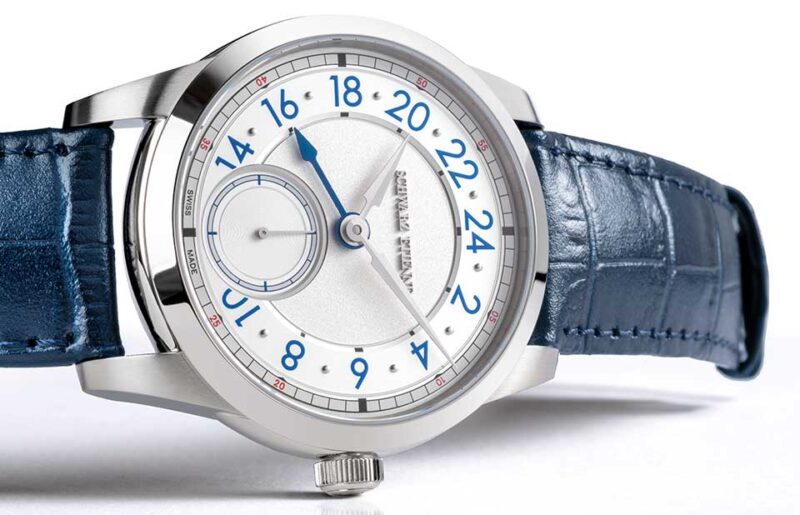 Schwarz Etienne 1902 GMT Silver and Blue Models