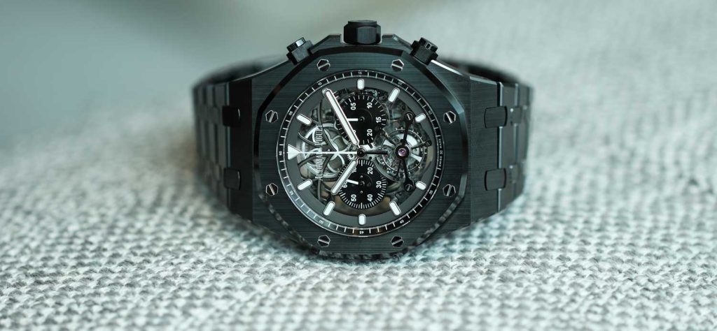 Introducing: Audemars Piguet Royal Oak Tourbillon Chronograph Openworked Black Ceramic