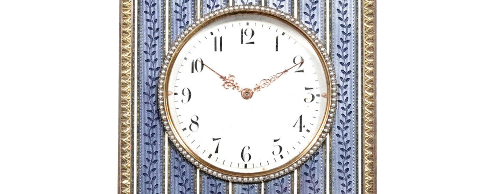 Unseen Fabergé Desk Clock With Royal Provenance To Be Auctioned In Geneva