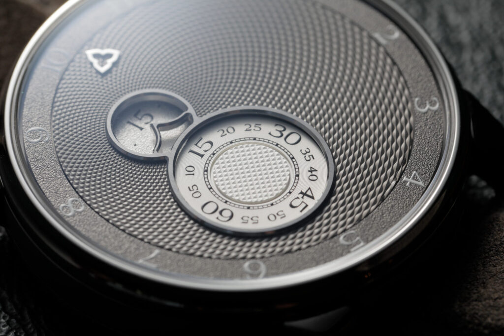 Geneva Watch Days 2023: Trilobe Nuit Fantastique Brume with a Brown-Grey Guilloche Dial