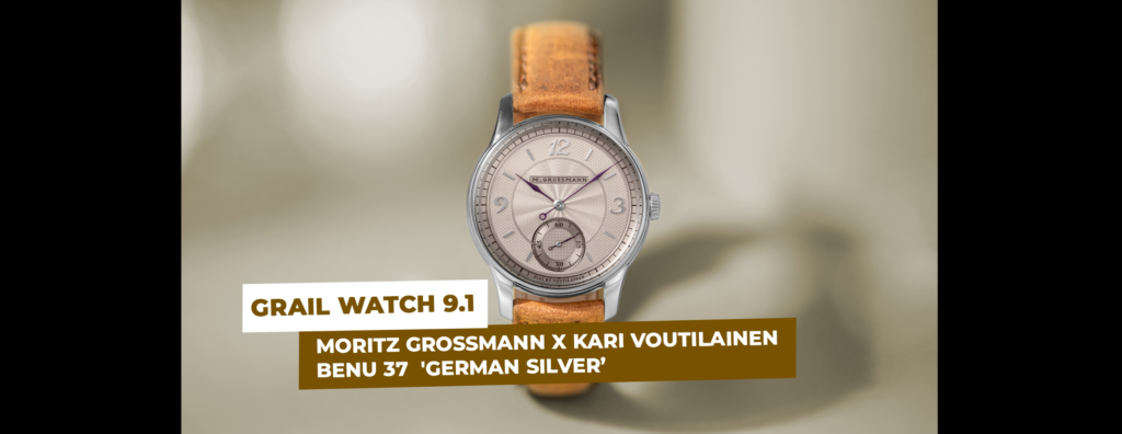 Up Close With Grail Watch 9.1: Moritz Grossmann x Kari Voutilainen Benu 37 Stainless Steel ‘German Silver’