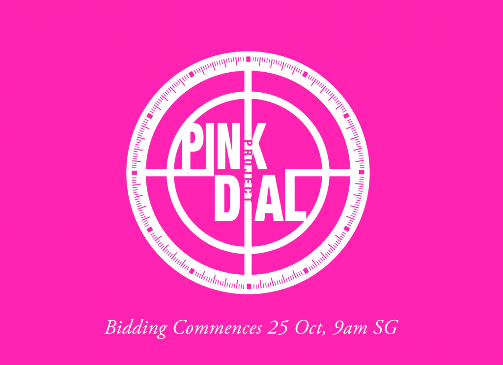 Pink Dial Project – Bidding Commences 25 Oct, 9am SG